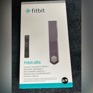 Genuine FITBIT Alta Classic Accessory Band Set PLUM PURPLE SMALL